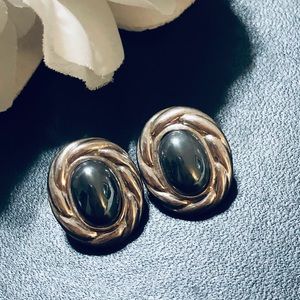 Sterling Silver and Hematite Earrings